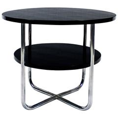 1925 Bauhaus School Sidetable, steel, lacquered plywood - Germany 