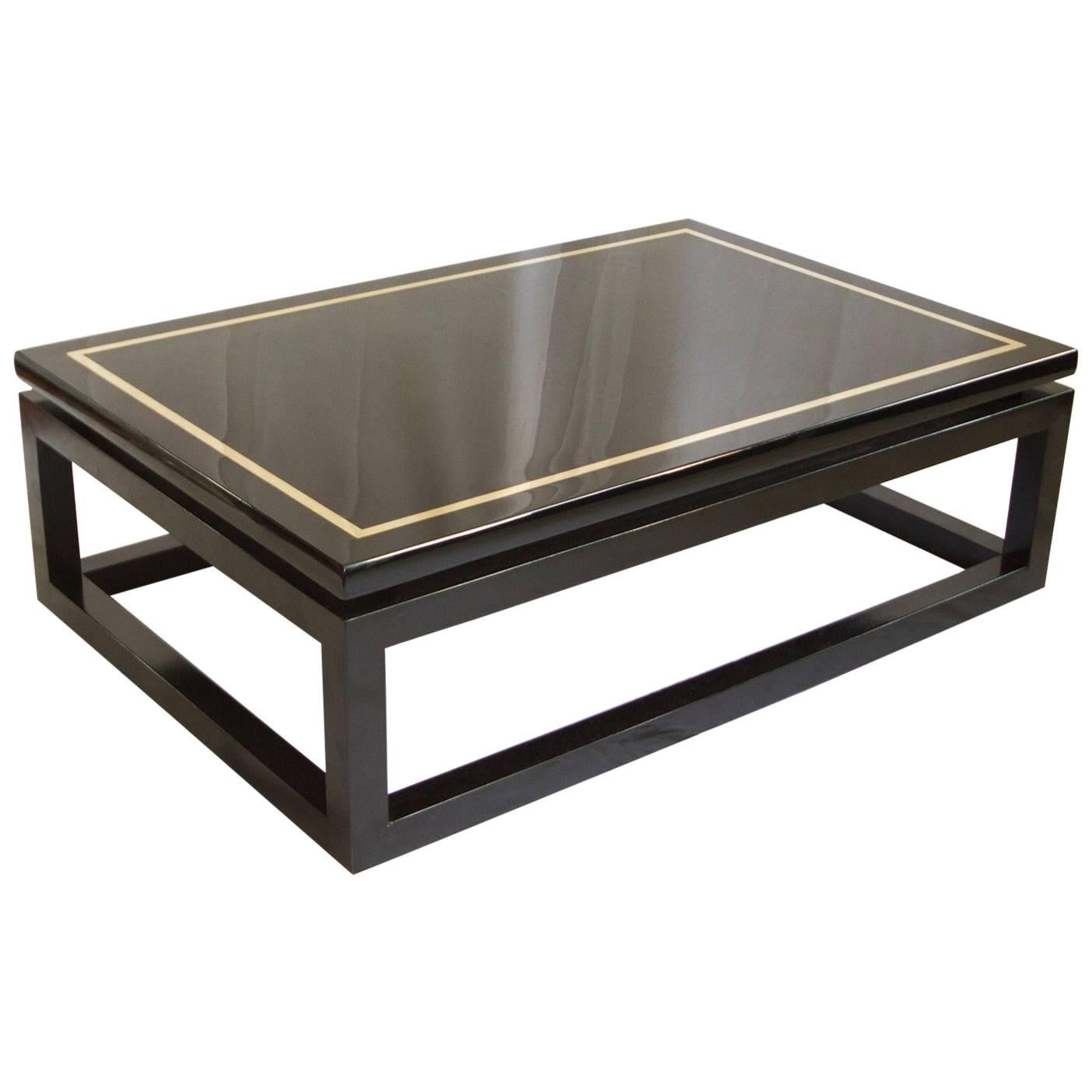 Black Lacquer Coffee Table