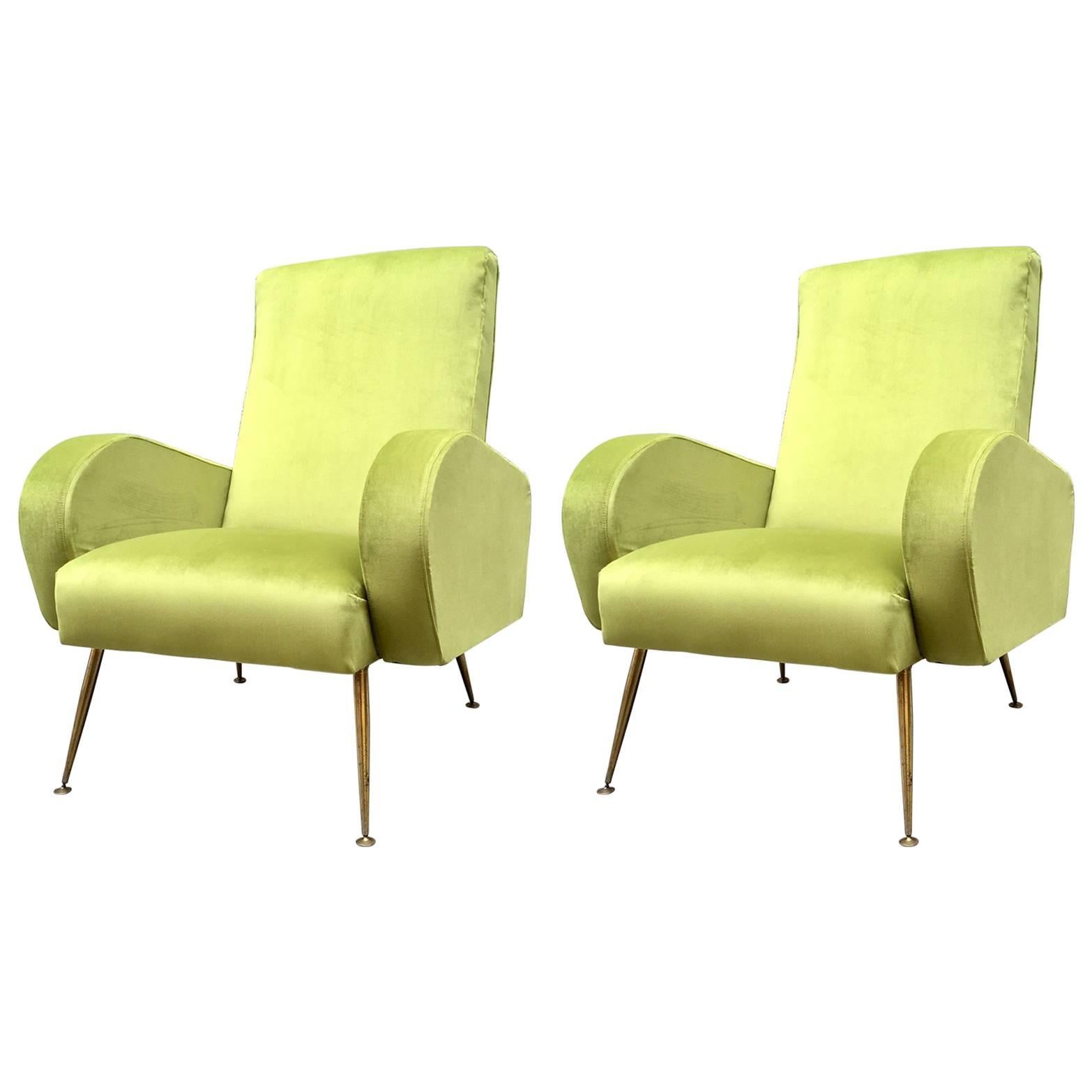 Pair of 1960s Italian Armchairs