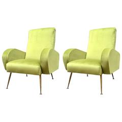 Pair of 1960s Italian Armchairs