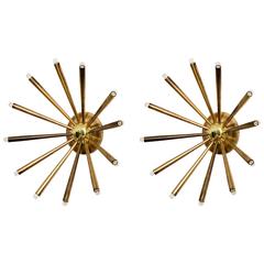 Pair of Wall Lights by Stilnovo, Italy, circa 1960 10