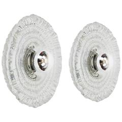 1 of 3 Exclusive Sputnik Crystal Glass Wall Sconce by Peill & Putzler, Germany 10