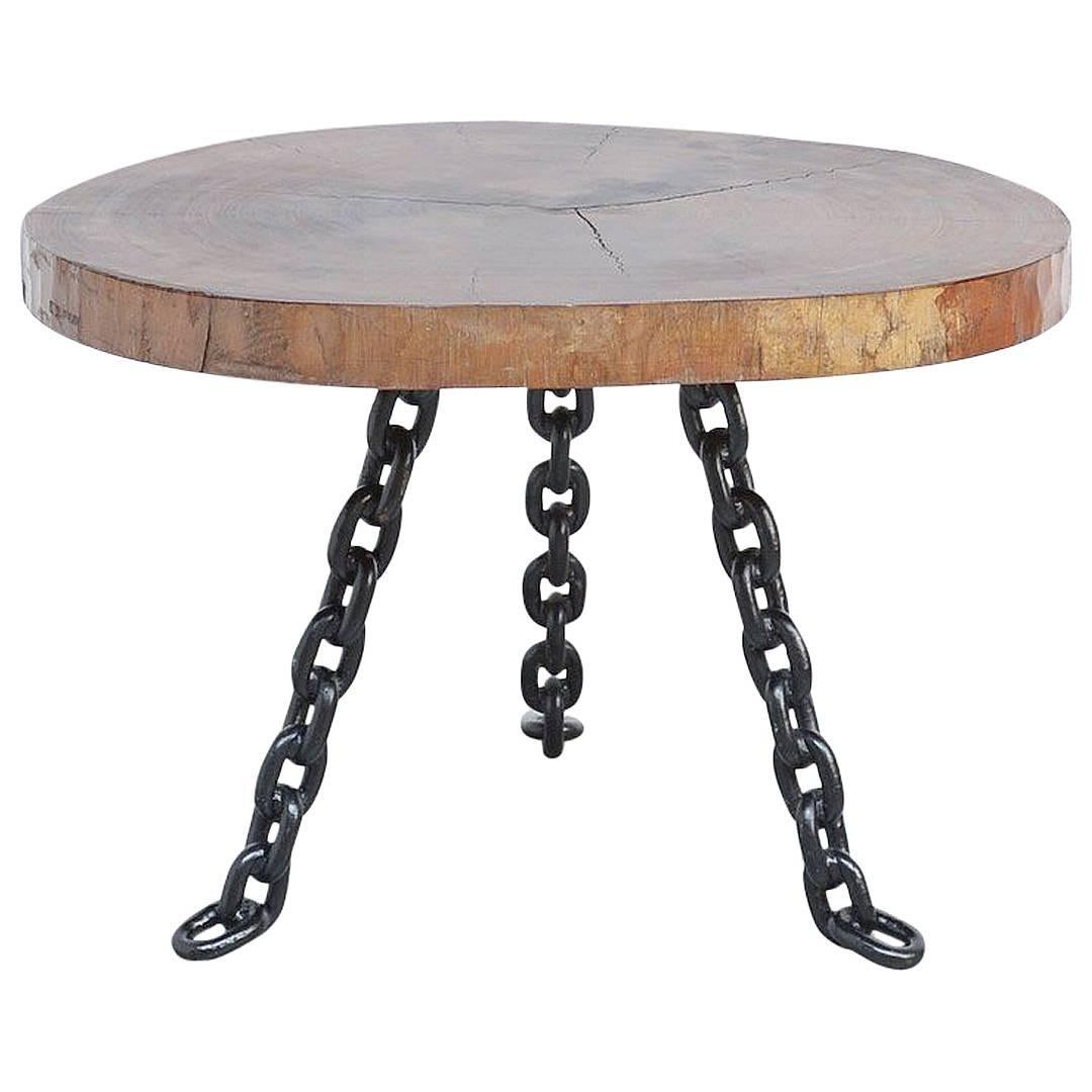 Extraordinary Tree Trunk Dining Table