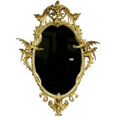 Antique Fine George III Giltwood Mirror