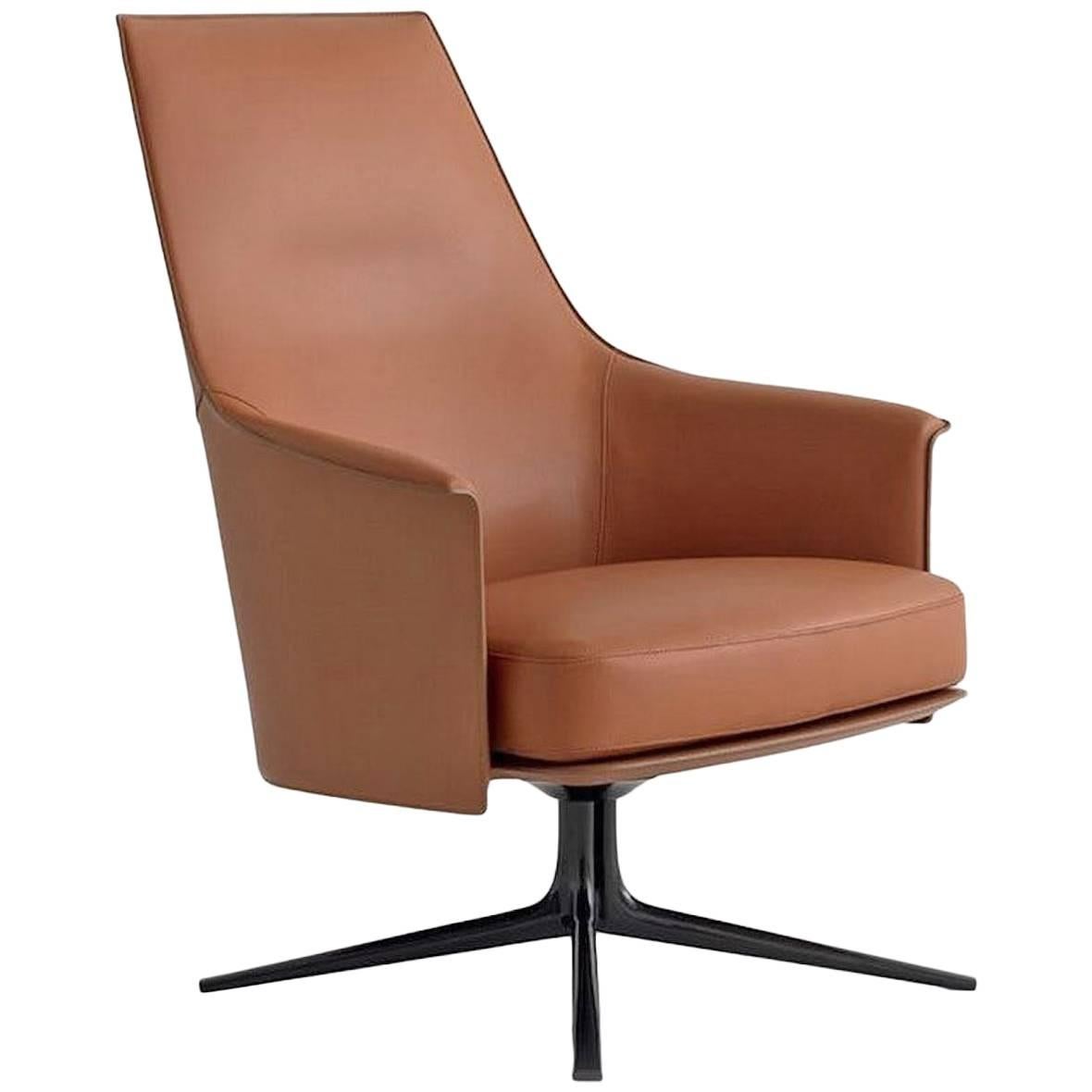 Poliform Stanford High Back Armchair by Jean-Marie Massaud For Sale