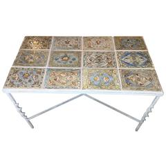 Iron Persian Tile Coffee Table