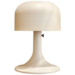 Vintage Mushroom Table Lamp with Spun Aluminium Shade