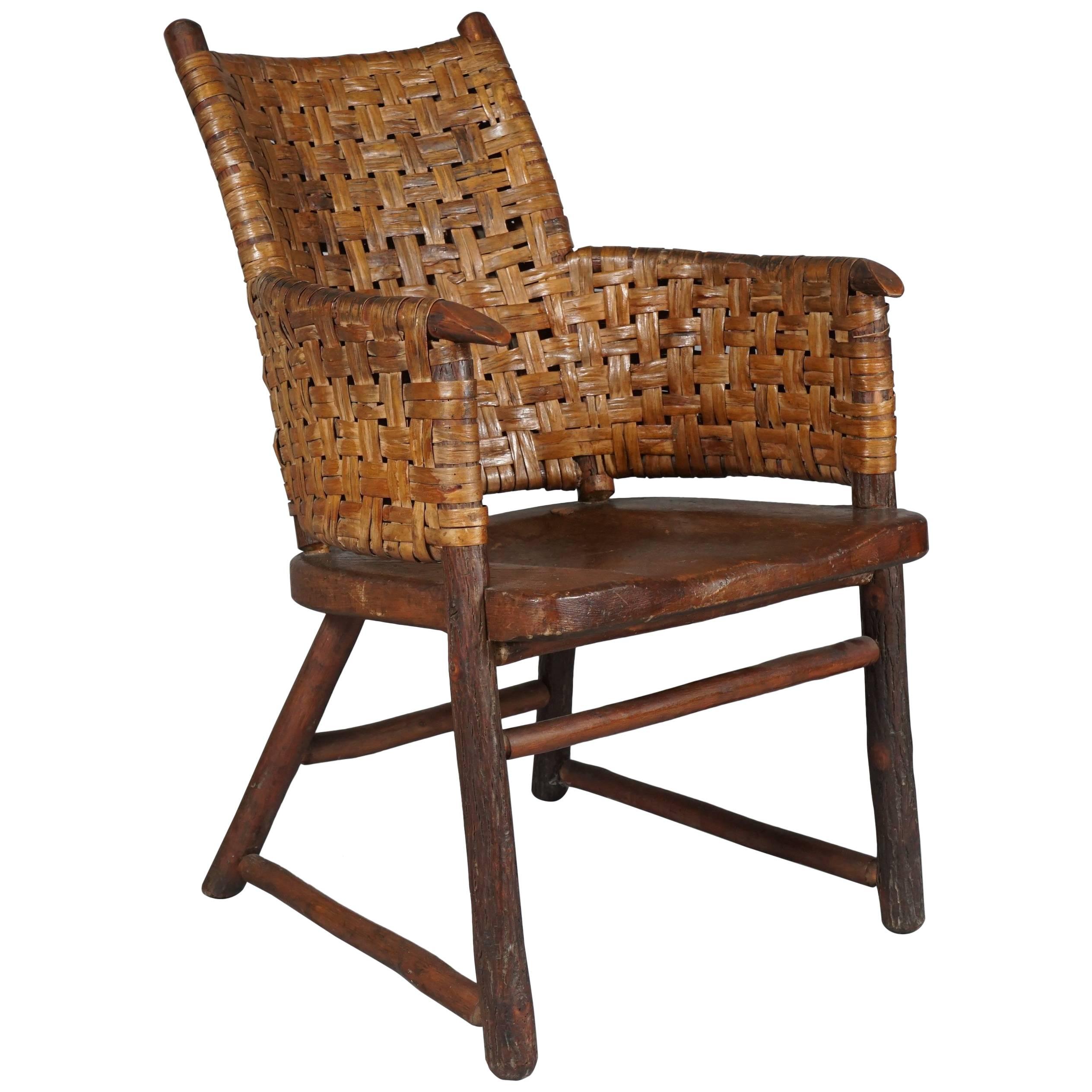 "Old Hickory Fruniture Co." Armchair