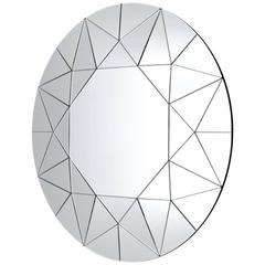 Dream Mirror by Gallotti & Radice in Round Convex with Faceted Segments