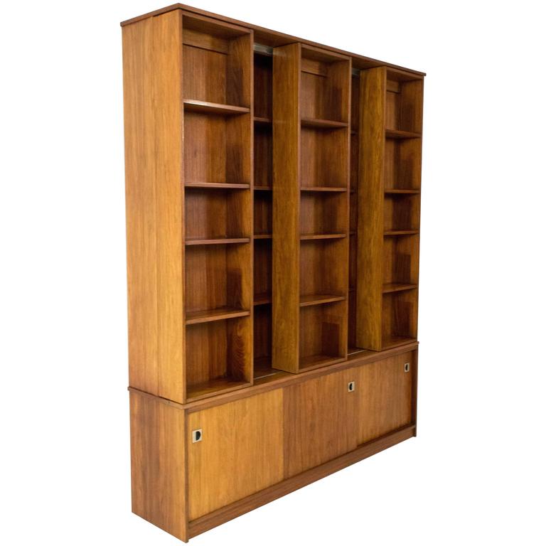 Rare and Impressive MidCentury Modern Library Bookcase, 19601970 For