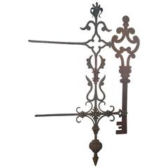 Outstanding 19th Century, French Key Maker's Trade Sign 2