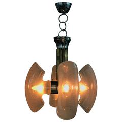 Space Age Chandelier by Aldo Nason for Mazzega, circa 1970 10