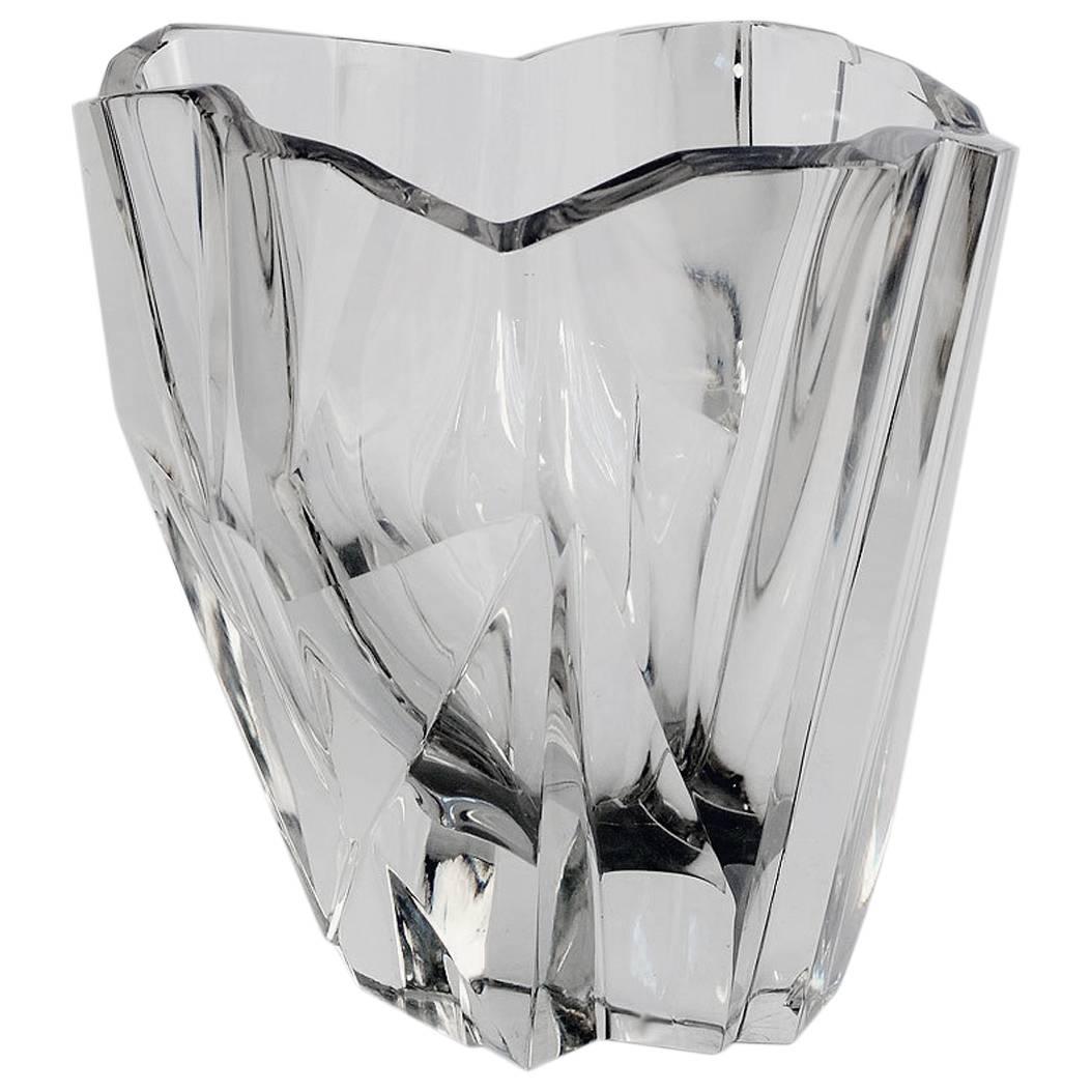 Glass "Jaansaro" Vase by Tapio Wirkkala for Iittala, Finland For Sale