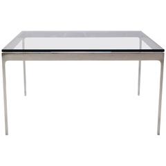 Minimalist Stainless Steel Cocktail Table by Nicos Zographos