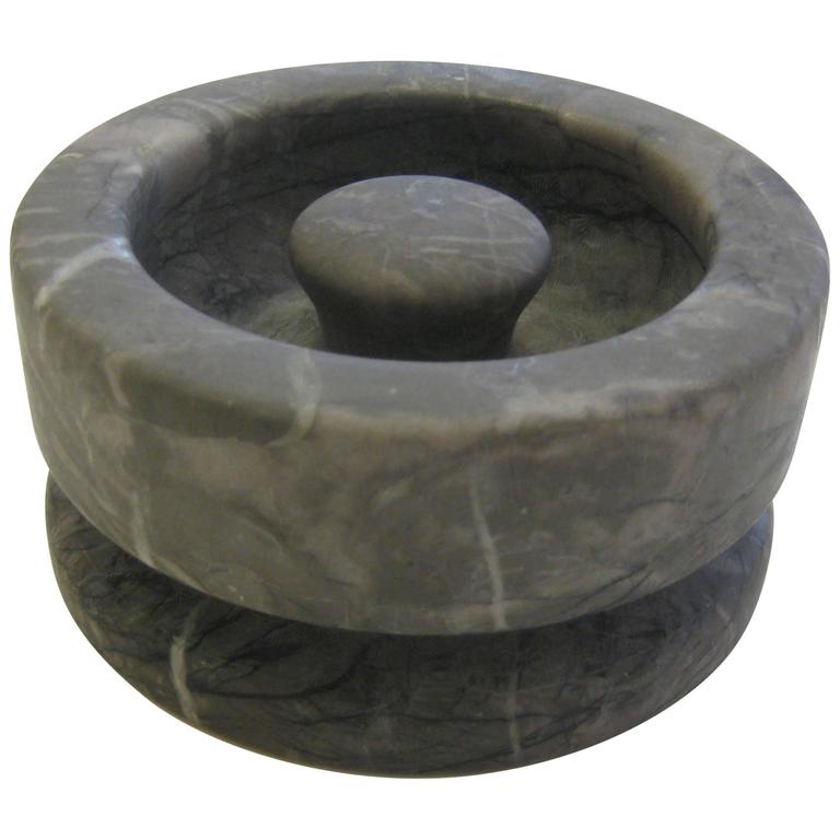 Angelo Mangiarotti Marble Vessel For Sale