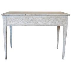 19th Century Swedish Carved Console Table