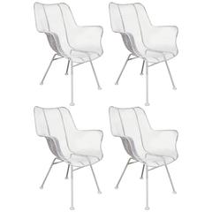 Four Russell Woodard Mid-Century Modern Patio Chairs 11