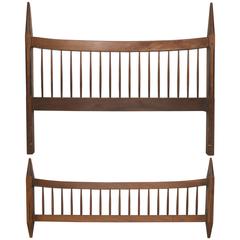 Mid-Century Modern Headboard and Footboard 7