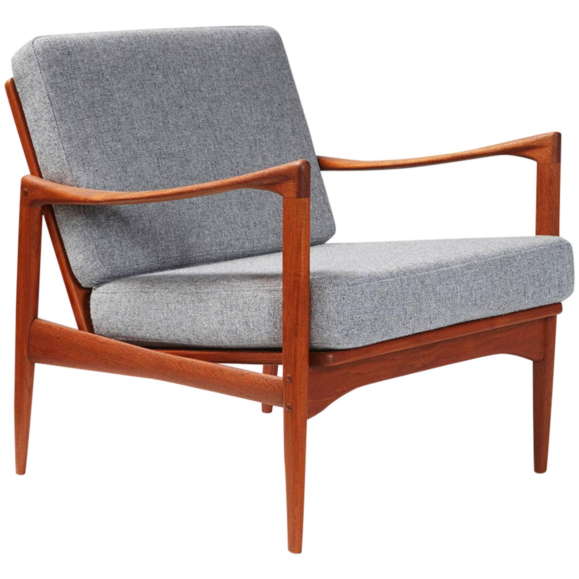 Ib Kofod-Larsen 'Candidate' Teak Lounge Chair, circa 1960