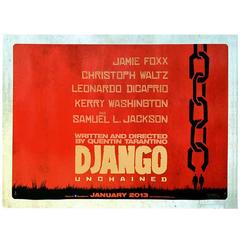 "Django Unchained" Film Poster, 2012