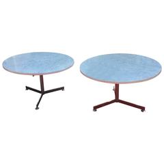 Beautiful Pair of Marble Cocktail Table, circa 1970