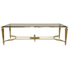 Great Directoire Style Gilt Bronze Coffee Table