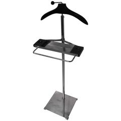 Mid-Century Modern Nickel Chrome Gentlemans Clothes Valet 7