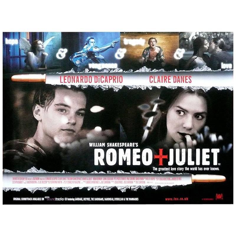 "Romeo + Juliet" Film Poster, 1996 For Sale