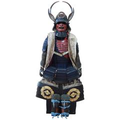 Early 19th Century Yoroi Japanese Decorative Samurai Armour with Original Box