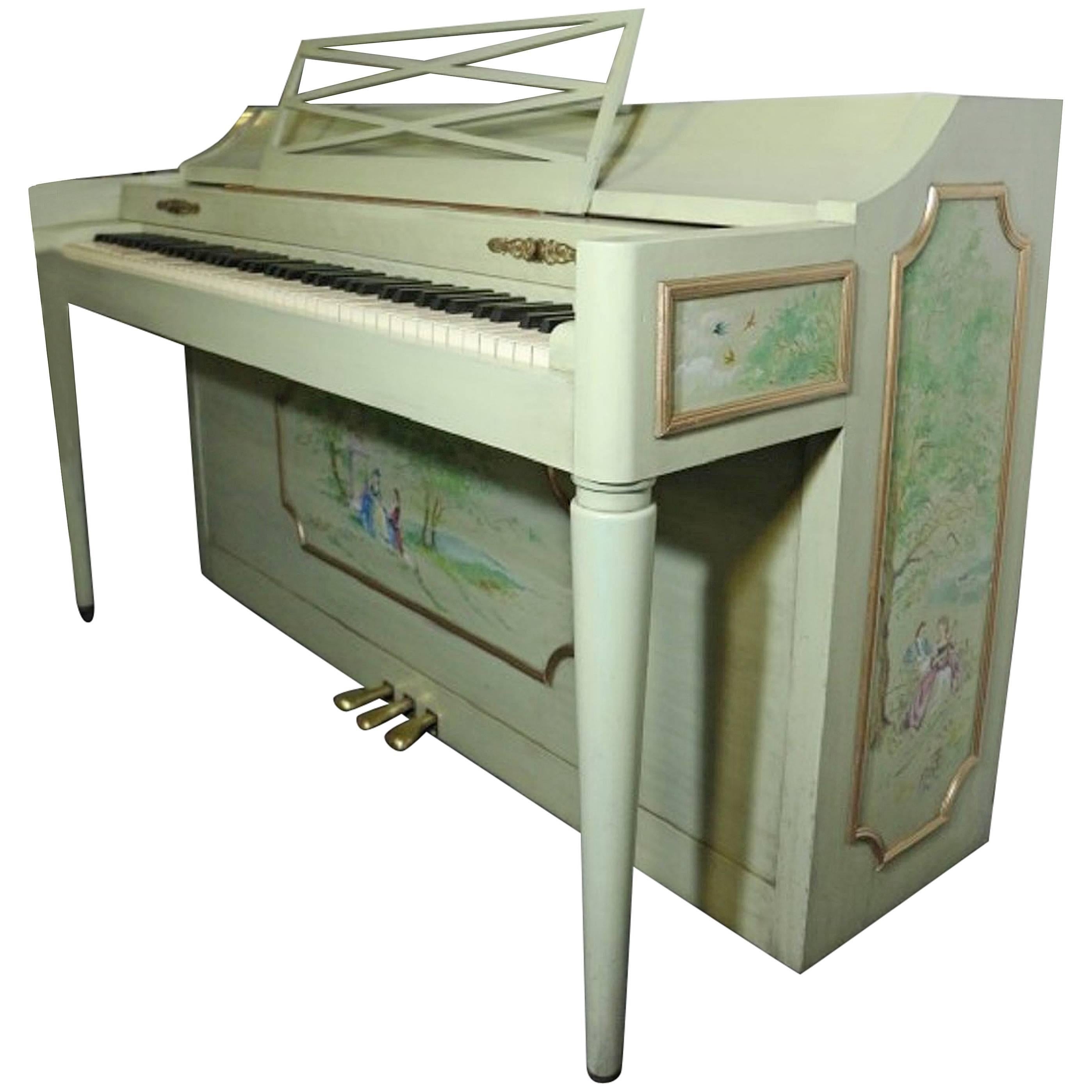 Art Case Hand-Painted Baldwin Upright Piano