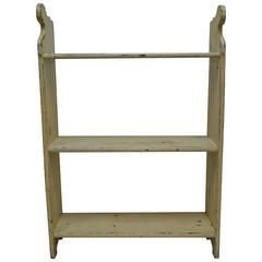 Used Painted Pine Kitchen Shelves or Bucket Bench