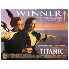 Vintage "Titanic" Film Poster, 1997