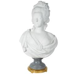 Bisquit Bust of Marie Antoinette