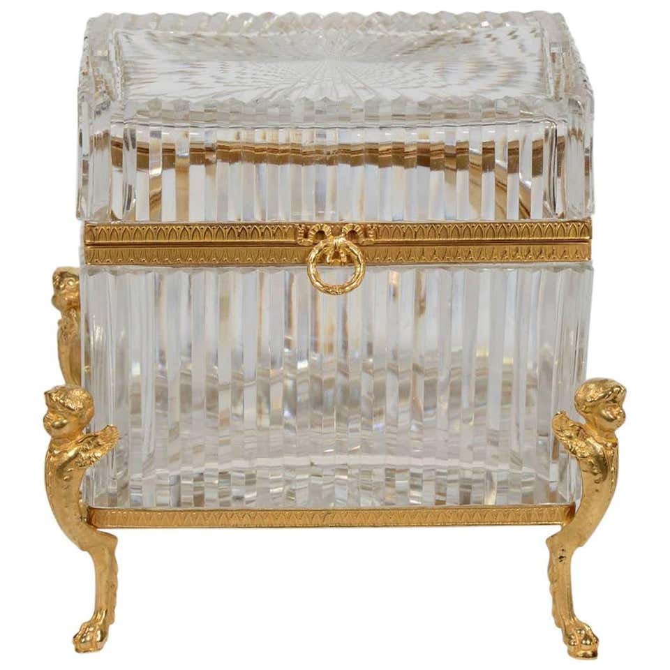 Stunning Crystal Box For Sale at 1stDibs