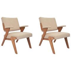 Jose Zanine Caldas Pair of Armchairs