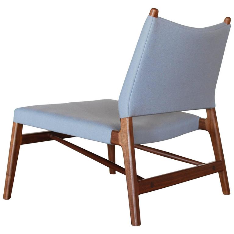 C05 Lounge Chair by Jason Lewis, Solid Walnut with Wool Upholstery For