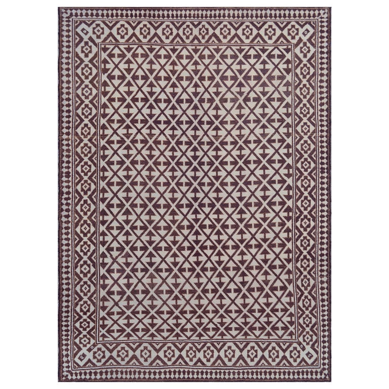Early 20th Century Deco Rug from North Africa For Sale at 1stDibs