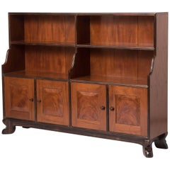 Peter Waals Cuban mahogany and ebony book case, England circa 1934