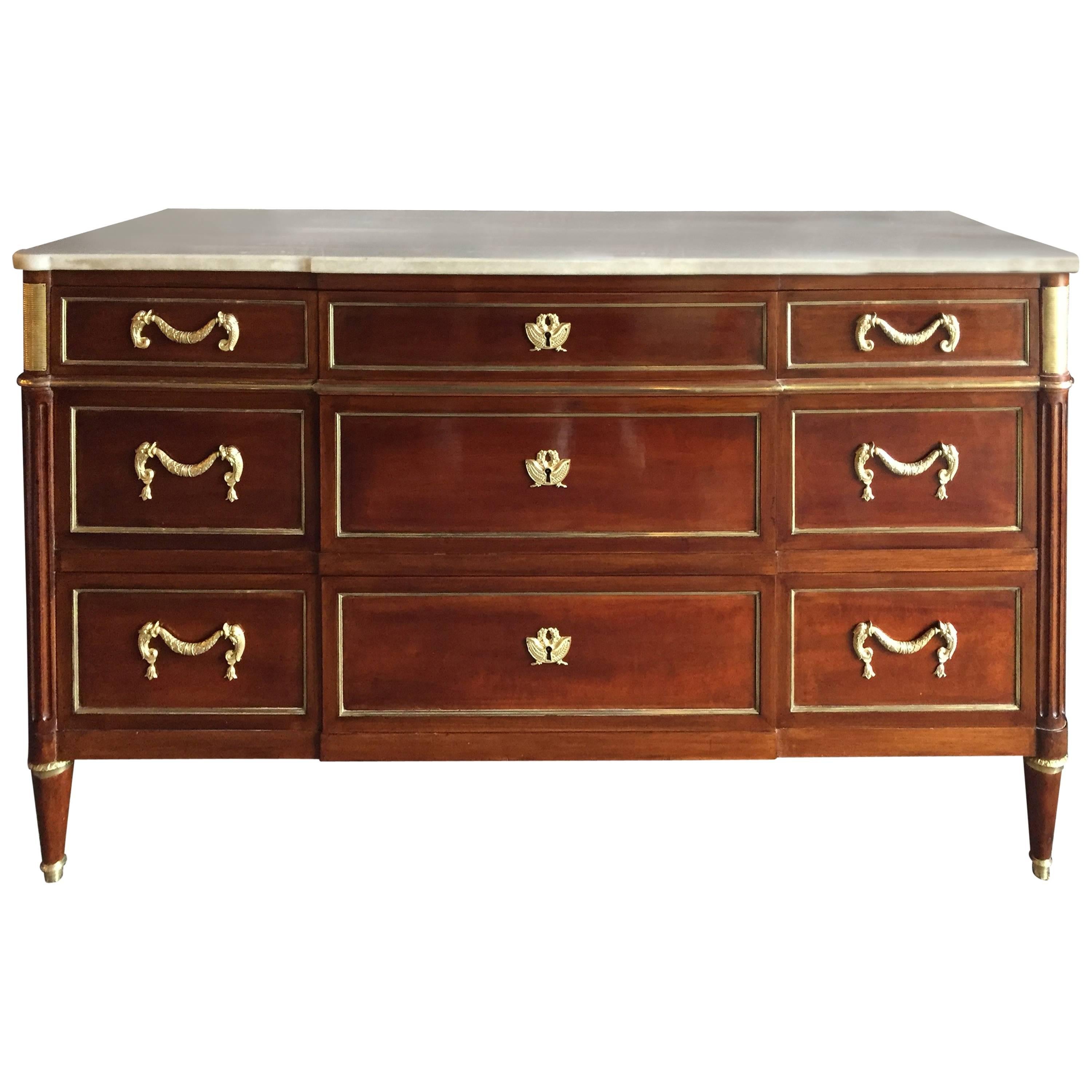 Monumental Maison Jansen Louis XVI Style Commode or Chest