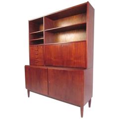 Poul Hundevad Teak Secretary by Carlo Jensen