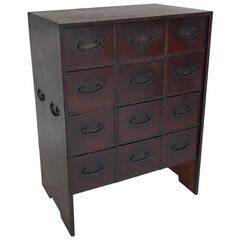 19th Century Petite Japanese Chest with Drawers 3