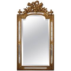 19th Century Napoleon III Gilt Mirror