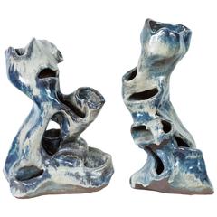Pair of Ceramic Fountains 1