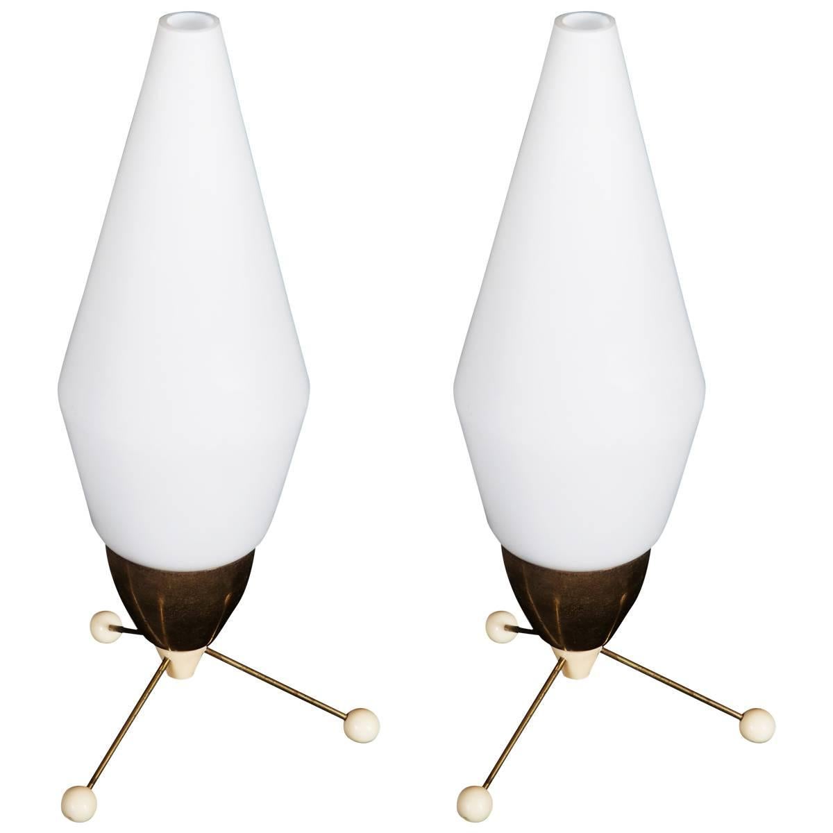 Table Lamp "Rocket" by Stanislav Kučera for Lustry Kamenický Šenov For Sale