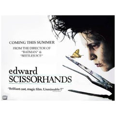 Retro "Edward Scissorhands" Film Poster, 1990