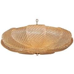 Italian Murano Ceiling Chandelier "Plafoniera", 20th Century