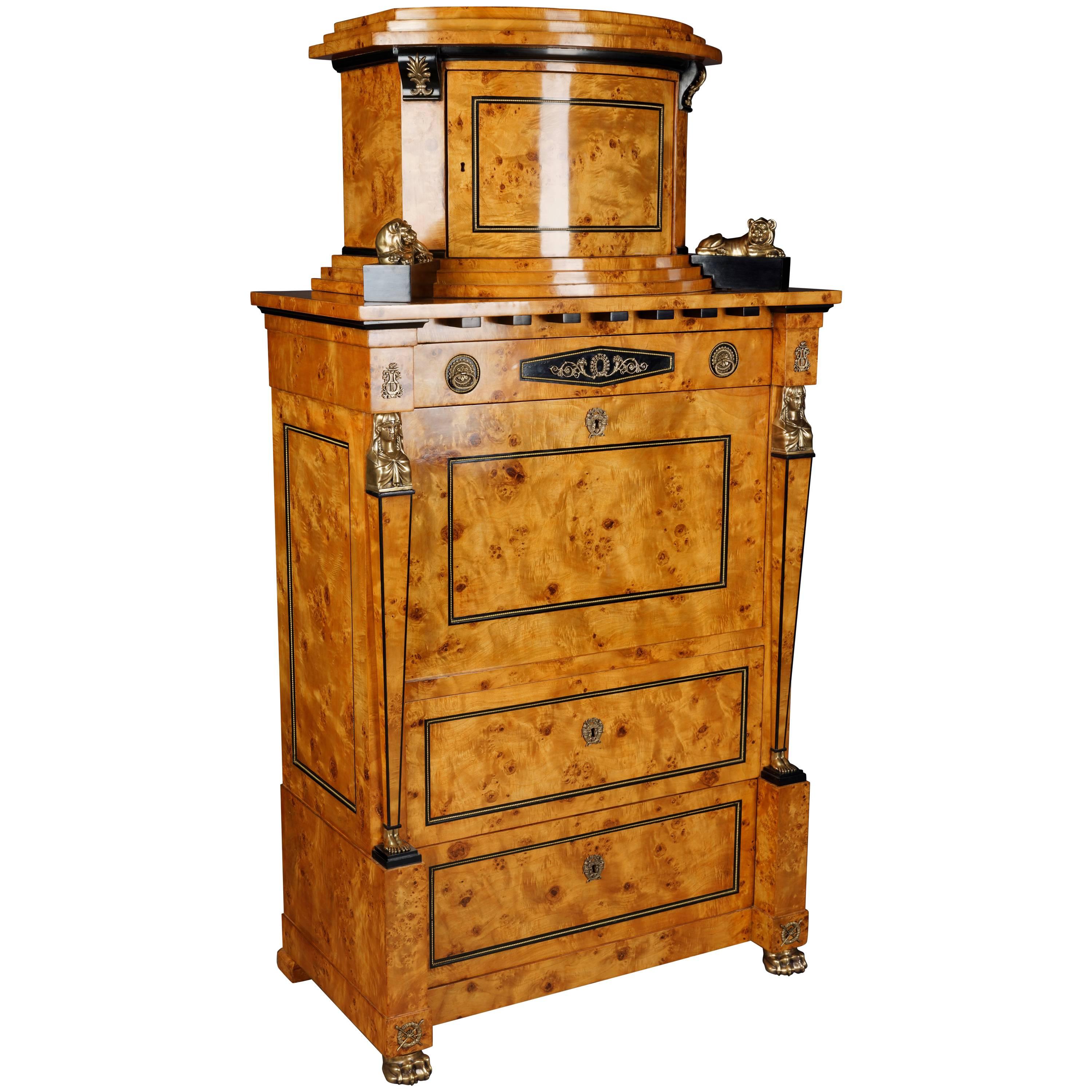 Courtly Secretaire in the Empire Style