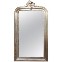 Antique Louis Philippe Silver Mirror