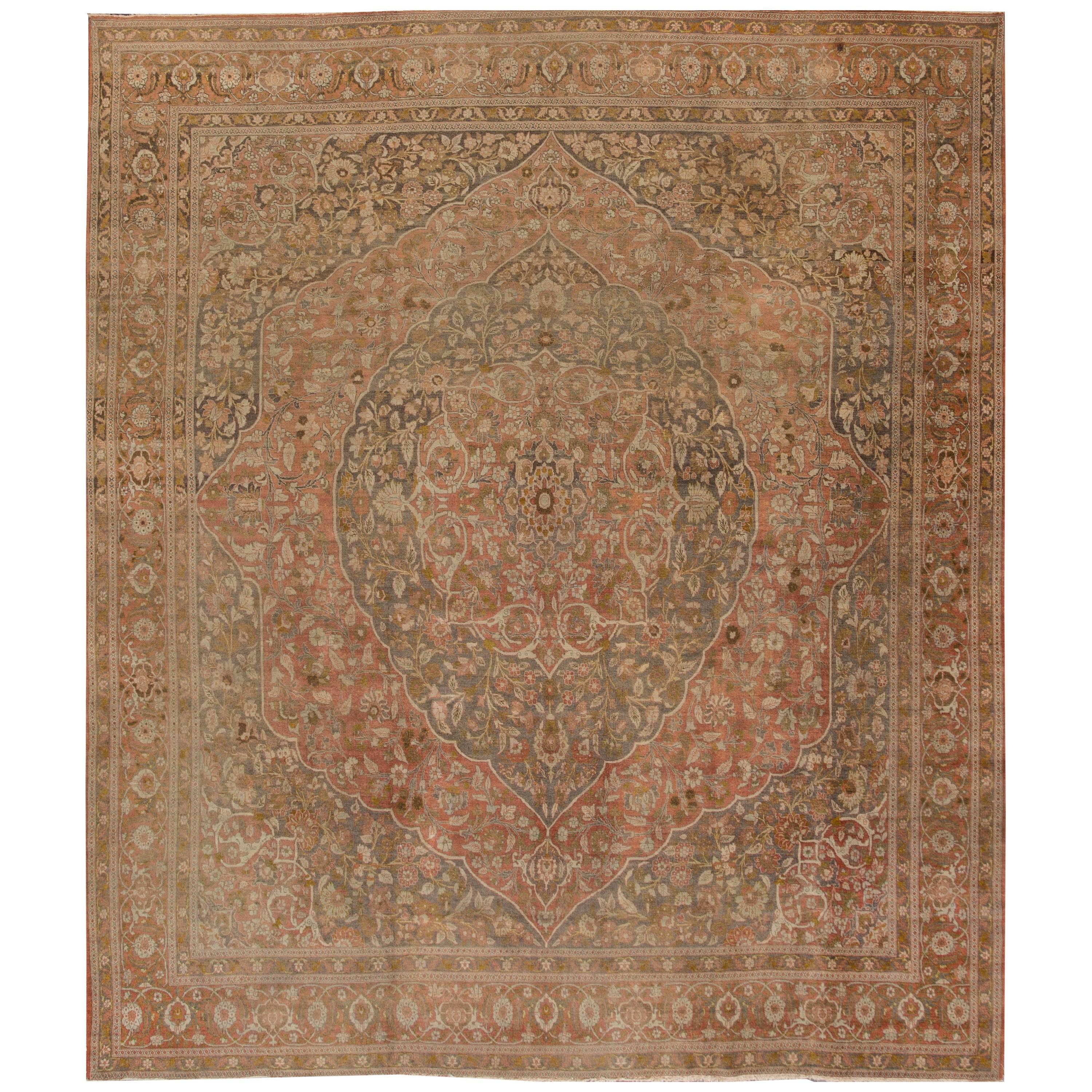 Beautifully Designed Antique Tabriz Rug