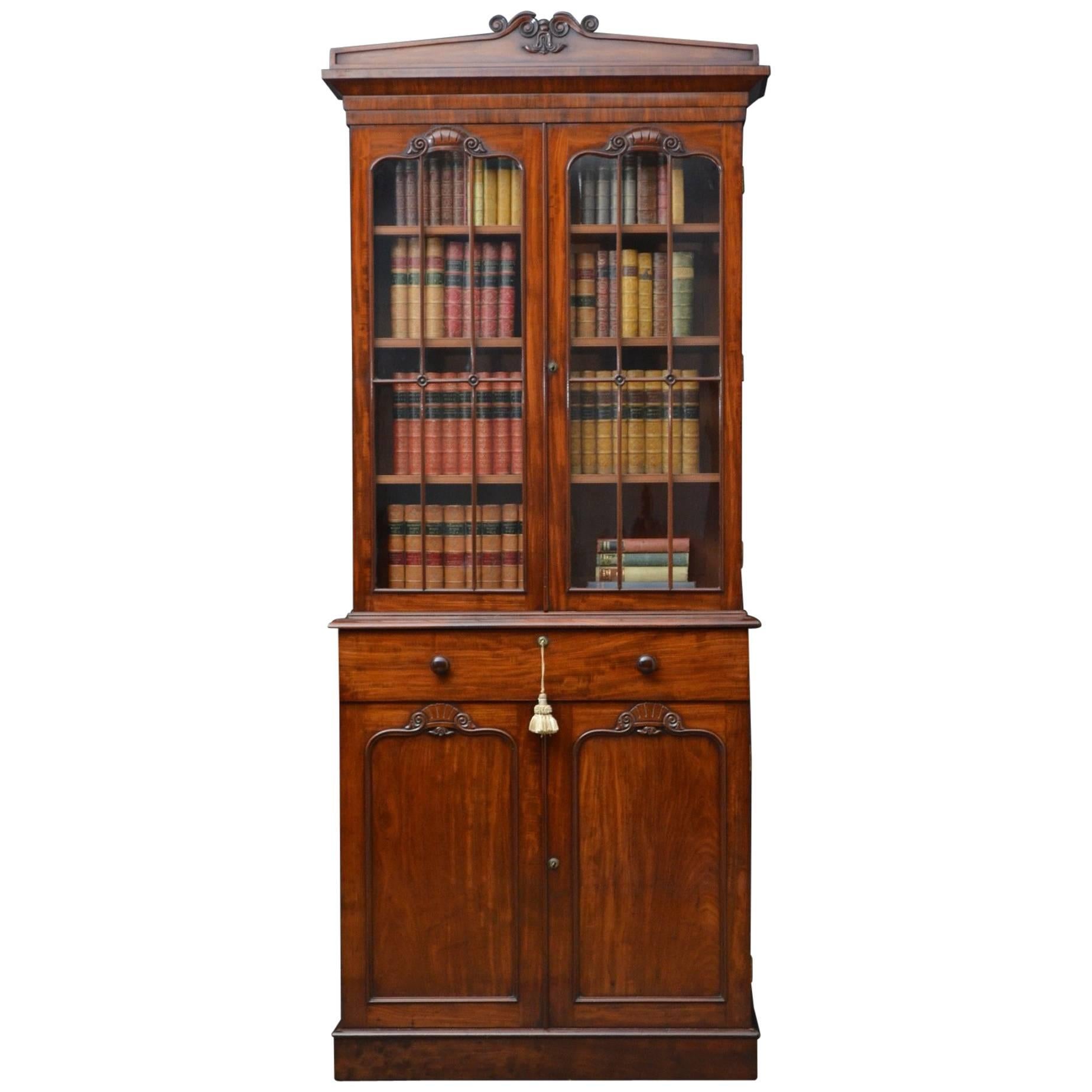 William iv Mahogany Bookcase